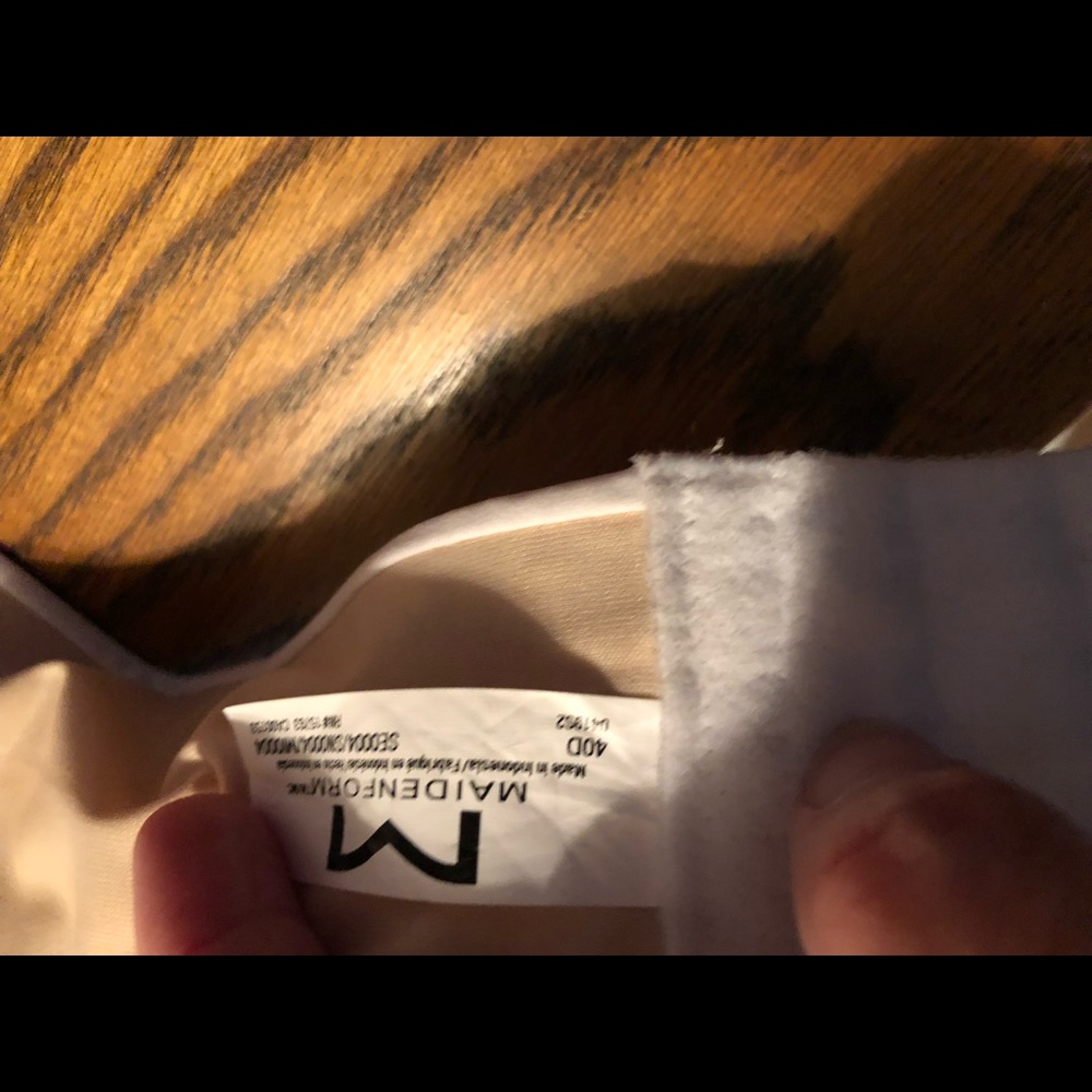 Strapless bra